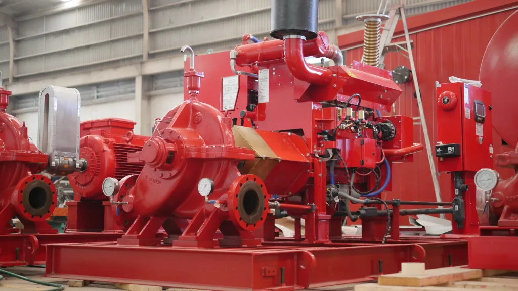 Horizontal Split Case Fire Pump with Diesel Engine