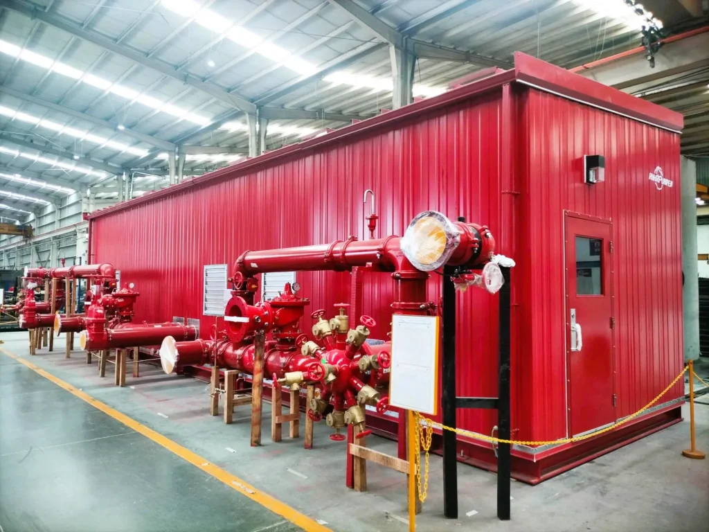 Fire pump house may 2025 Ruhrpumpen