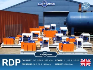 Ruhrpumpen UK Project RDP pumps