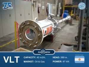 VLT Ruhrpumpen pump, Argentina project