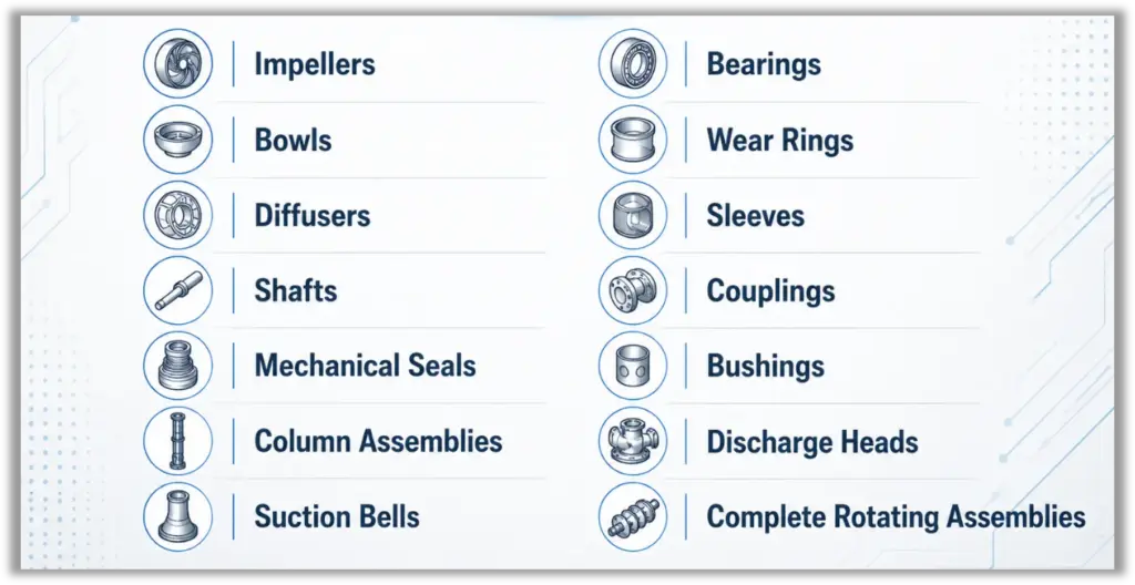 Heritage Pump Components
